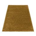 Sydney Hochflorteppich 80 x 250 cm gold