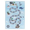 Play Teppich 80 x 120 cm blau