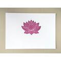handgeschnitzter Stempel  "Lotusblume" 