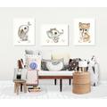 Kinderzimmer Poster Wandbild DIN A4 / A3, Fuchs  