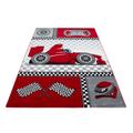 Kids Teppich 160 x 230 cm rot