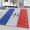 Play Teppich 80 x 120 cm rot weiß blau 