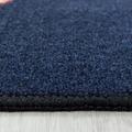 Play Teppich 140 x 200 cm dunkel blau