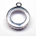  5 Stück Anhänger Rohlinge silberfarben für 12mm Cabochons  (Kopie)