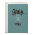 Beerenzweige Weihnachtskarte / Berry Twig Christmas Card