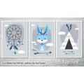 3-er Set Poster Bilder Kinderzimmer A4 / A3 