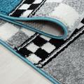 Kids Teppich 80 x 150 cm blau