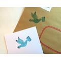 Stempel "Vogel mit Brief", Briefstempel 