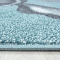 Bambi Teppich 120 x 120 cm blau
