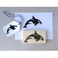 handgeschnitzter Stempel "Orca Wal" 