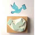 Stempel "Vogel mit Brief", Briefstempel 