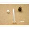 5 Stk. Glas Viole 6mm flachem Boden