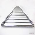 Frontgitter B 125 cm | H 9,5 cm | verchromt