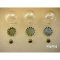 3 Sets 20mm Glasball Anhänger zum selberfüllen
