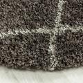 Alvor Hochflorteppich 200 x 290 cm taupe