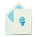 Montgolfière – Heißluftballon – Stahlstich Kunstkarte Montgolfière Intaglio Art Card