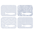 Quilties Fische -Untersetzer