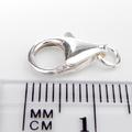 5 Stück 925 Silber Lobster Karabiner Clasps Karabinerhaken Verschluss 12m Ring offen