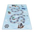Play Teppich 100 x 150 cm blau