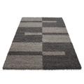 Gala Hochflorteppich 80 x 150 cm taupe