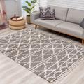 Pulpy Teppich 120 x 160 cm grau 