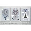 3-er Set Poster Bilder Kinderzimmer A4 / A3 