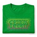 Bügelbild #STICKIFIZIERT + Stickdatei 