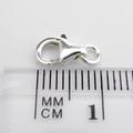 8 Stück 925 Silber Lobster Karabiner Clasps Karabinerhaken Verschluss 8mm Ring offen