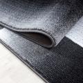 Miami Teppich 80 x 300 cm schwarz grau