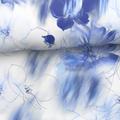 Feinsatin Bettwäsche Tia blau
