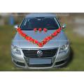 Rot Rosen für Autodekoration Brautauto Hochzeit 