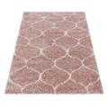 Salsa Hochflorteppich 240 x 340 cm rosa