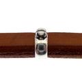 3 Stk. Schiebeperle für Regaliz Lederband 10x6mm