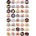 -Cab011- Cabochon Vorlagen Blumen Aquarell 