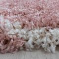 Salsa Hochflorteppich 80 x 150 cm rosa