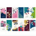 2027 Midori Siebdruckkalender Blumen  / 2027 Midori Silkscreen Calendar Flowers
