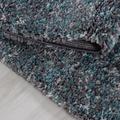 Enjoy Hochflorteppich 120 x 170 cm grau blau
