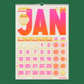 2026 Risographie Monatskalender / 2026 Risograph Monthly Calendar