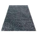 Enjoy Hochflorteppich 120 x 170 cm grau blau