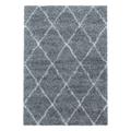 Alvor Hochflorteppich 120 x 170 cm grau