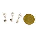 3 Stk.Anhänger Schlüssel 925 Silber  antik