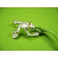 Froschkönig aus Silber als Anhänger 