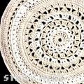 ♥ Häkelteppich-05, rund, 77 cm ♥ 