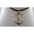 Anhänger als Anker, in echt 925 Silber, mit Kette 