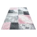 Hawaii 200 x 290 cm schwarz grau pink