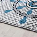 Kids Teppich 80 x 150 cm grau
