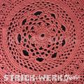 ♥ Häkelteppich-01, rund, 123 cm ♥ 