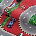 Play Teppich 80 x 120 cm rot