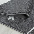 Kids Teppich 120 x 170 cm grau