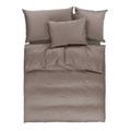 Satin Uni Bettwäsche nuss 240x240cm